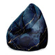 Pearshape Pouf Black Mystery-M-Velvet