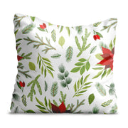 Blooming Poinsettia Pillow