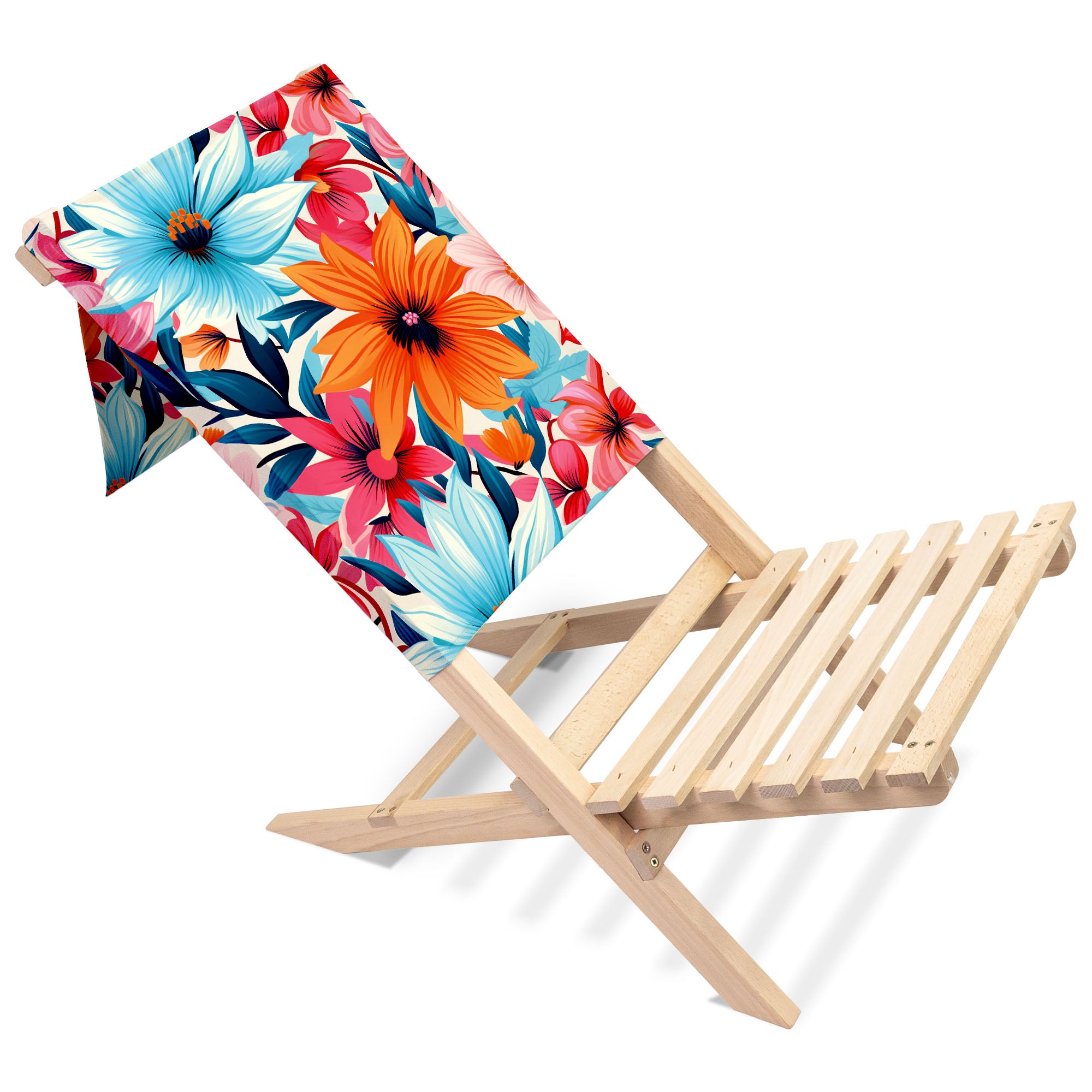 Folding Beach Chair Blossoms