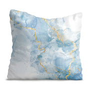 Vankúš Blue Elegant Marmur-Velvet