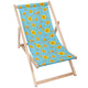 Wooden deck chair Blue Paradise-M