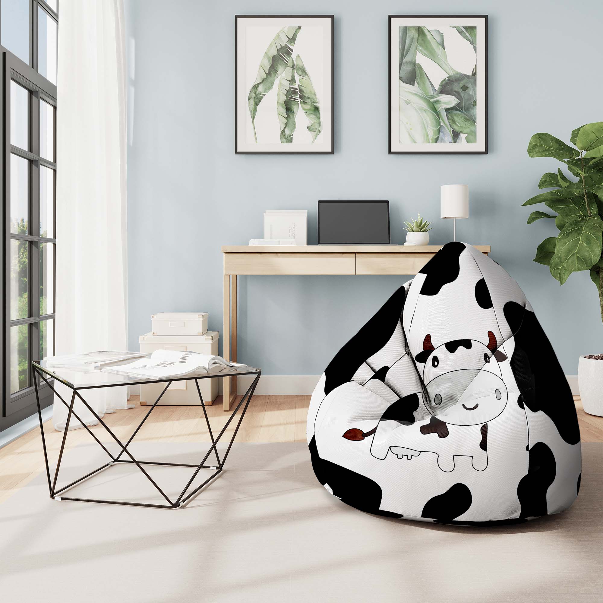 Puf Pearshape Bobby Moo-S