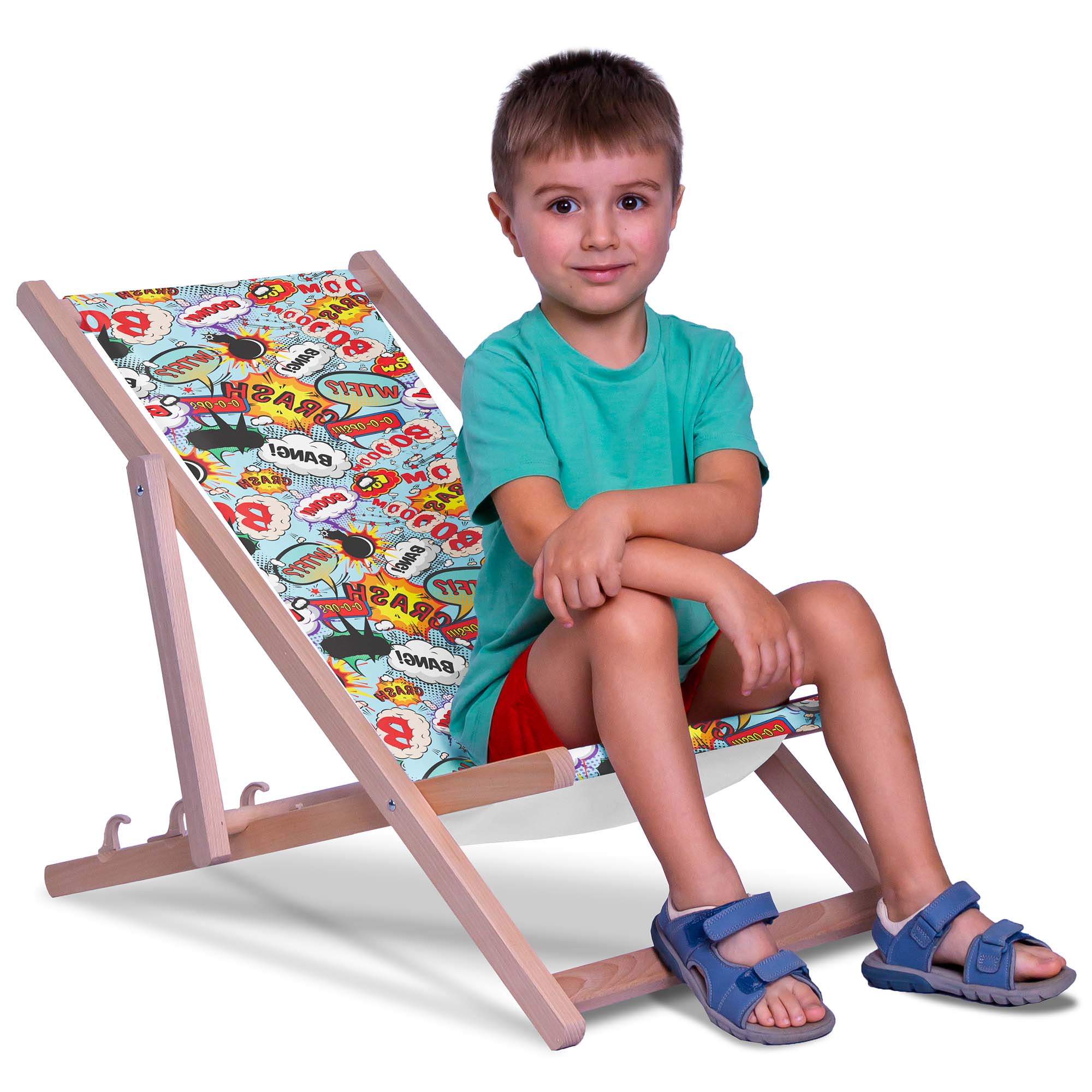 Wooden Deck Chair Boom