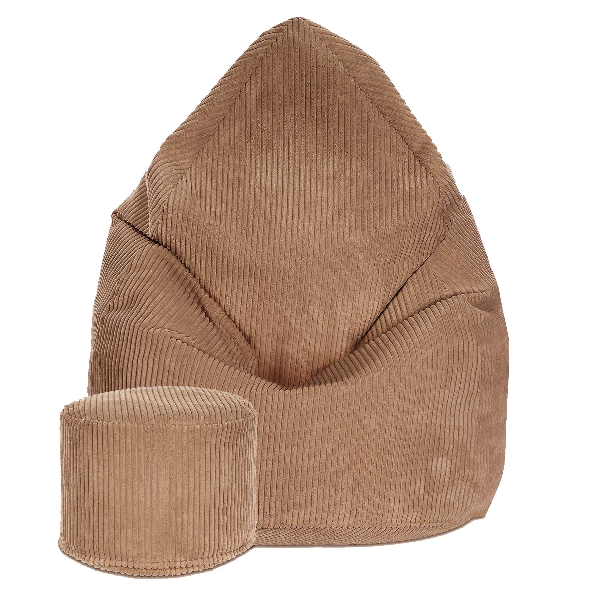 Puf okrągły podnóżek Lincoln Brown Bear-S