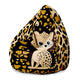Pearshape Pouf Cheetoo-S