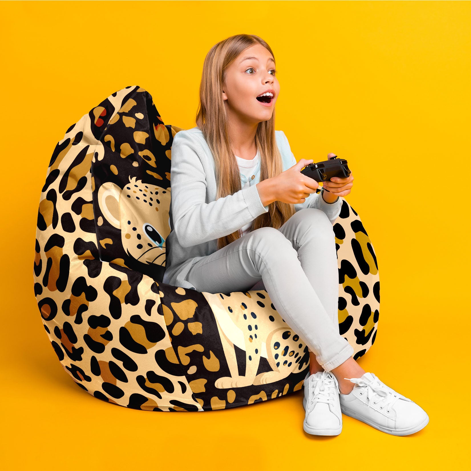 Pearshape Pouf Cheetoo-M