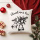 Christmas Eve White Oxford Pillow