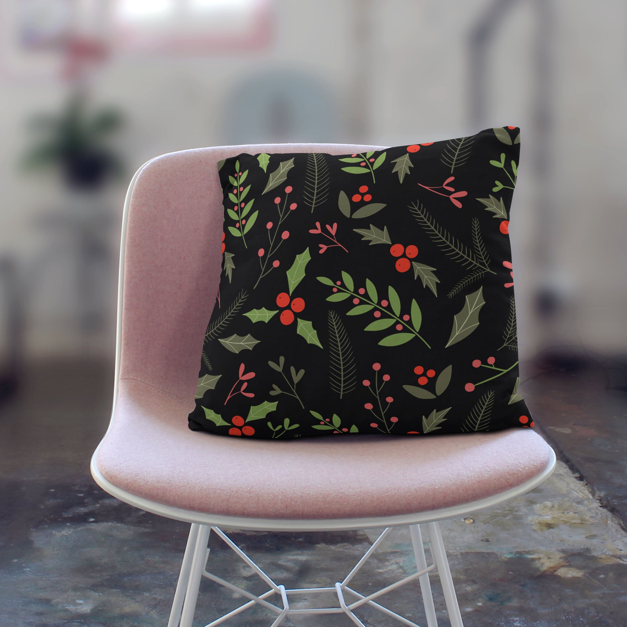 Christmas Eve-Velvet Pillow
