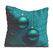 Christmas Gold Balls Pillow