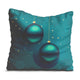 Christmas Gold Balls Velvet Pillow