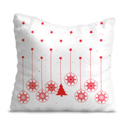 Christmas Red Balls Pillow