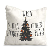 Christmas Tree Panama Pillow