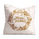 Christmas Wreath Velvet Pillow