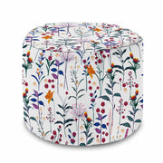 Round pouf footstool Color Meadow