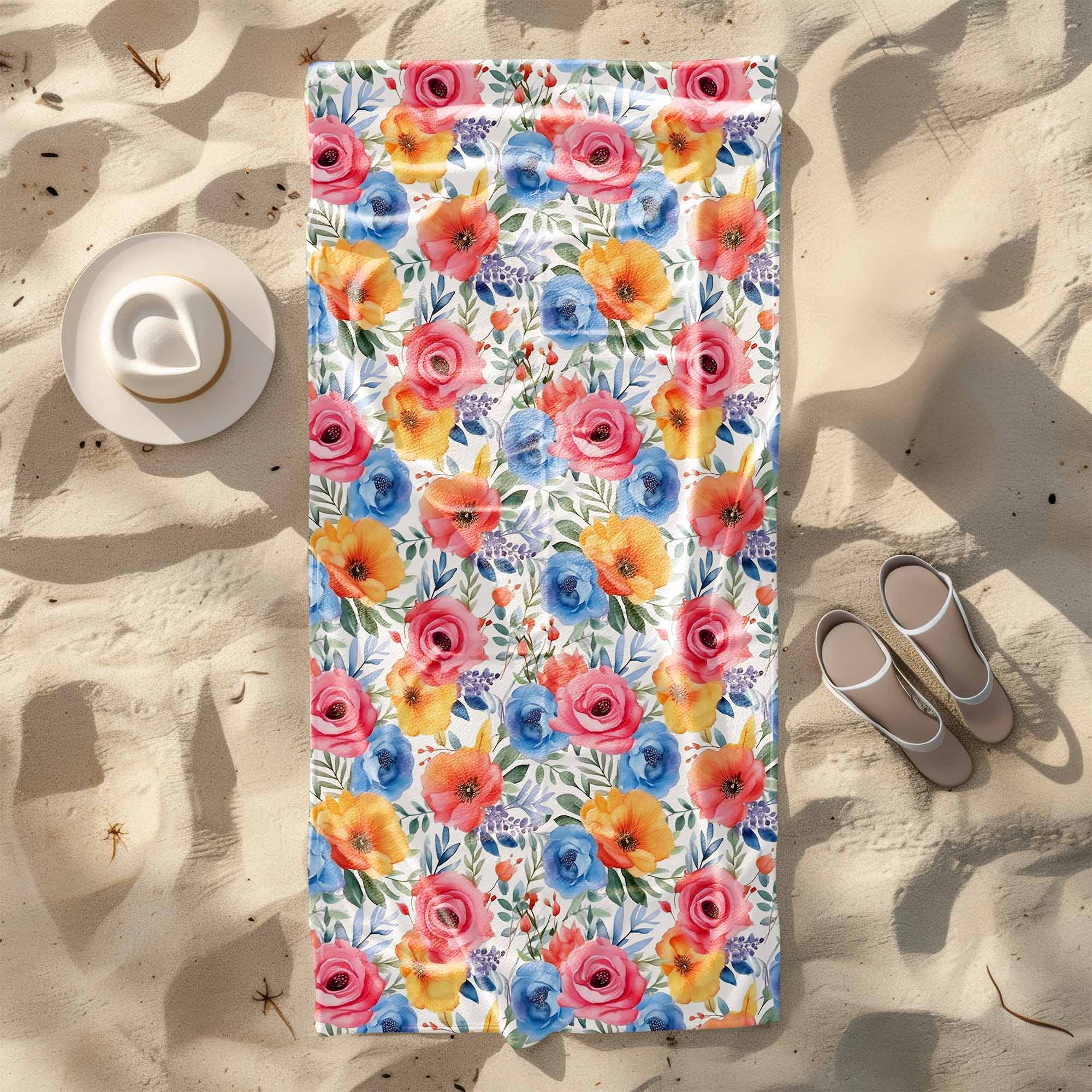 Handtuch Bunte Wildblume