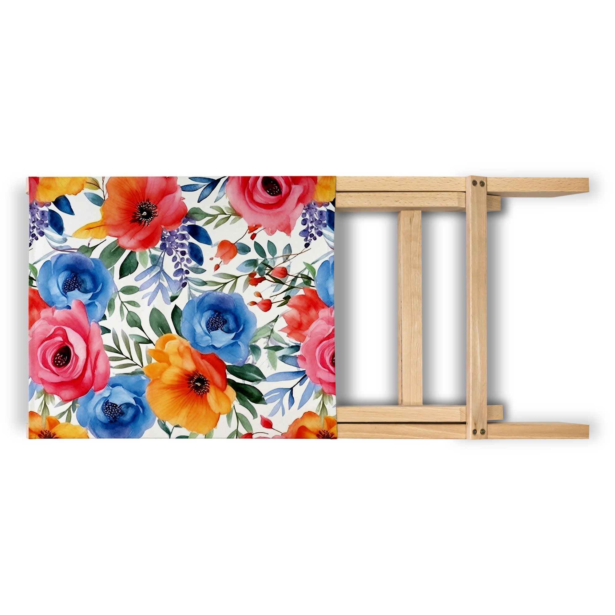 Folding Beach Chair Colorful Flowers