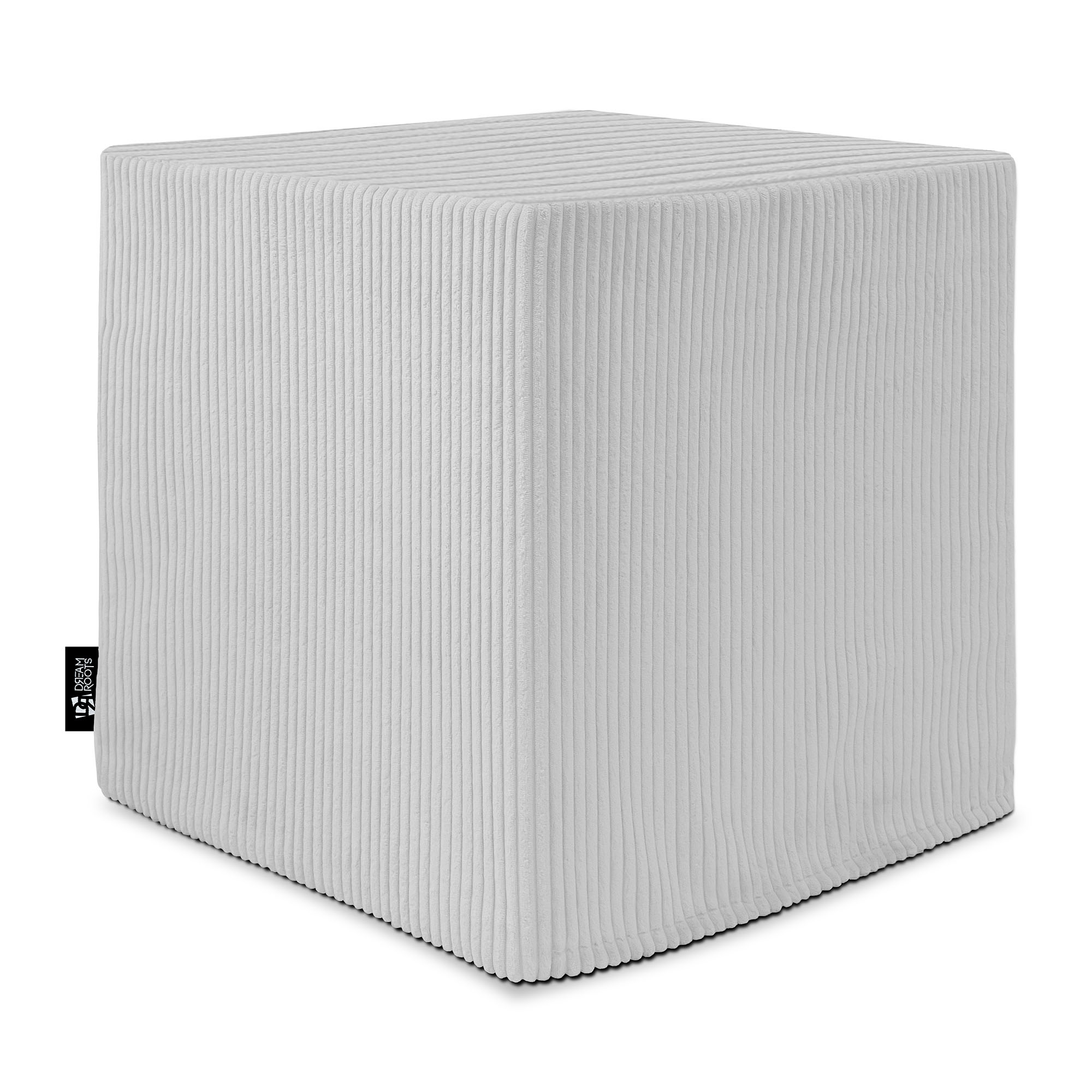 Qubik Pouf Cool Gray-40x40 cm