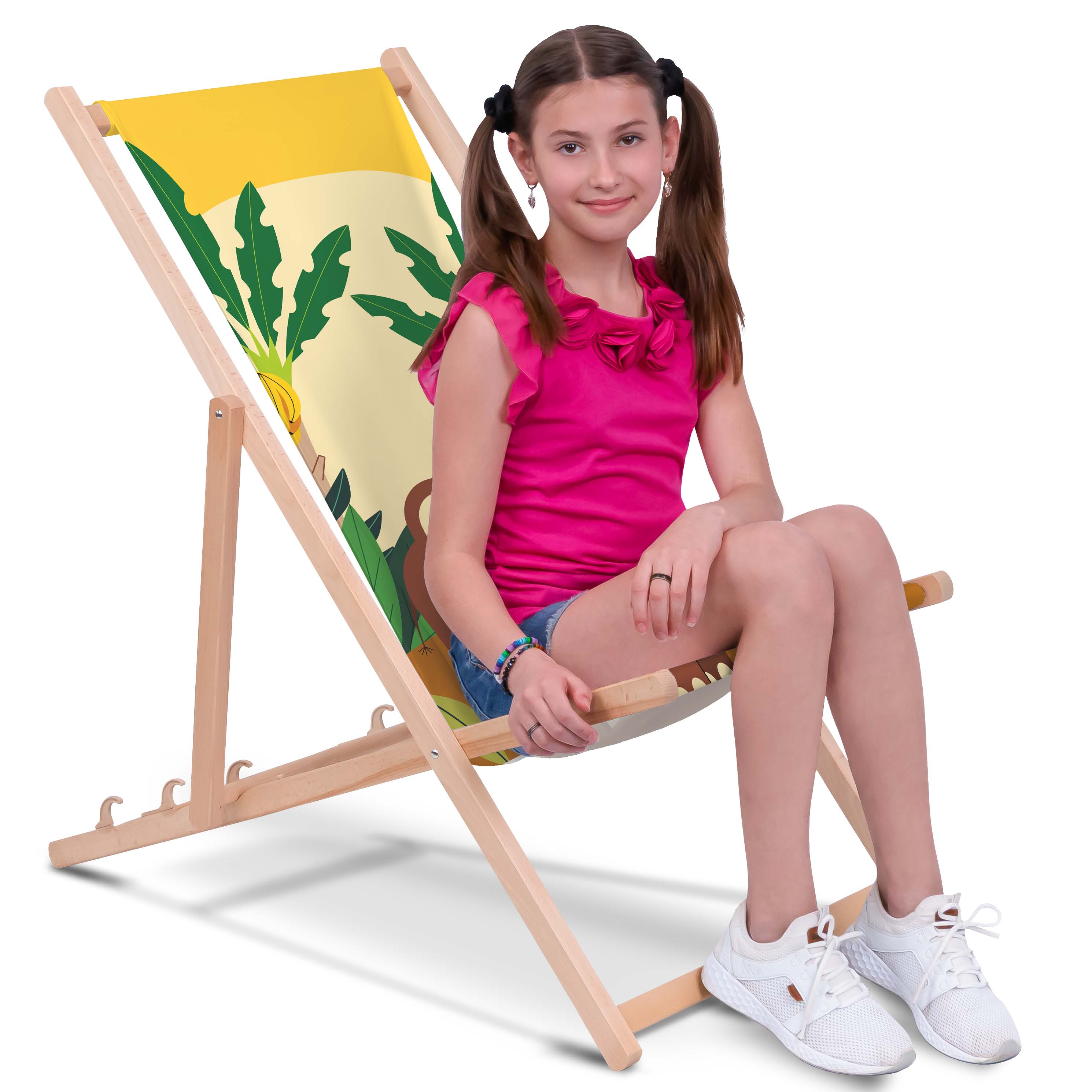 Crazy Elephant-M Wooden Deck Chair