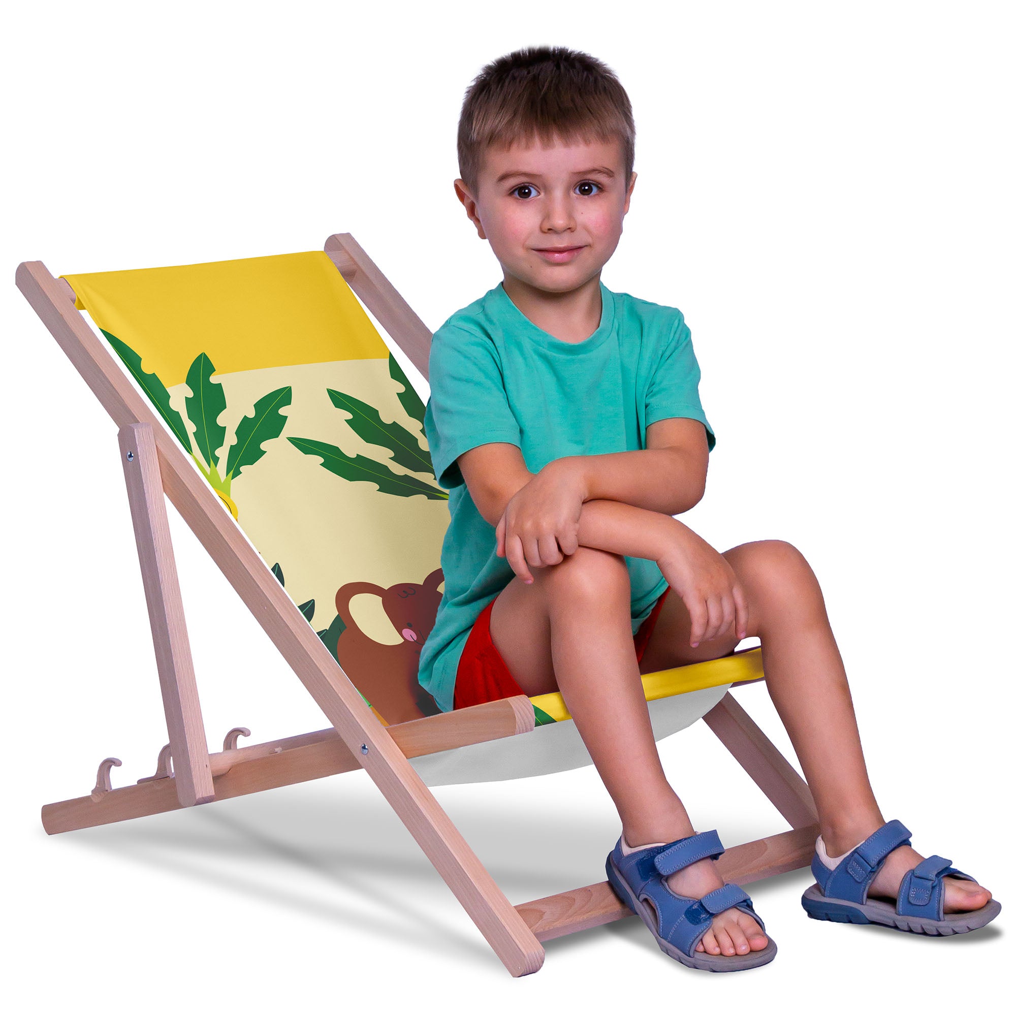 Crazy Elephant-M Wooden Deck Chair