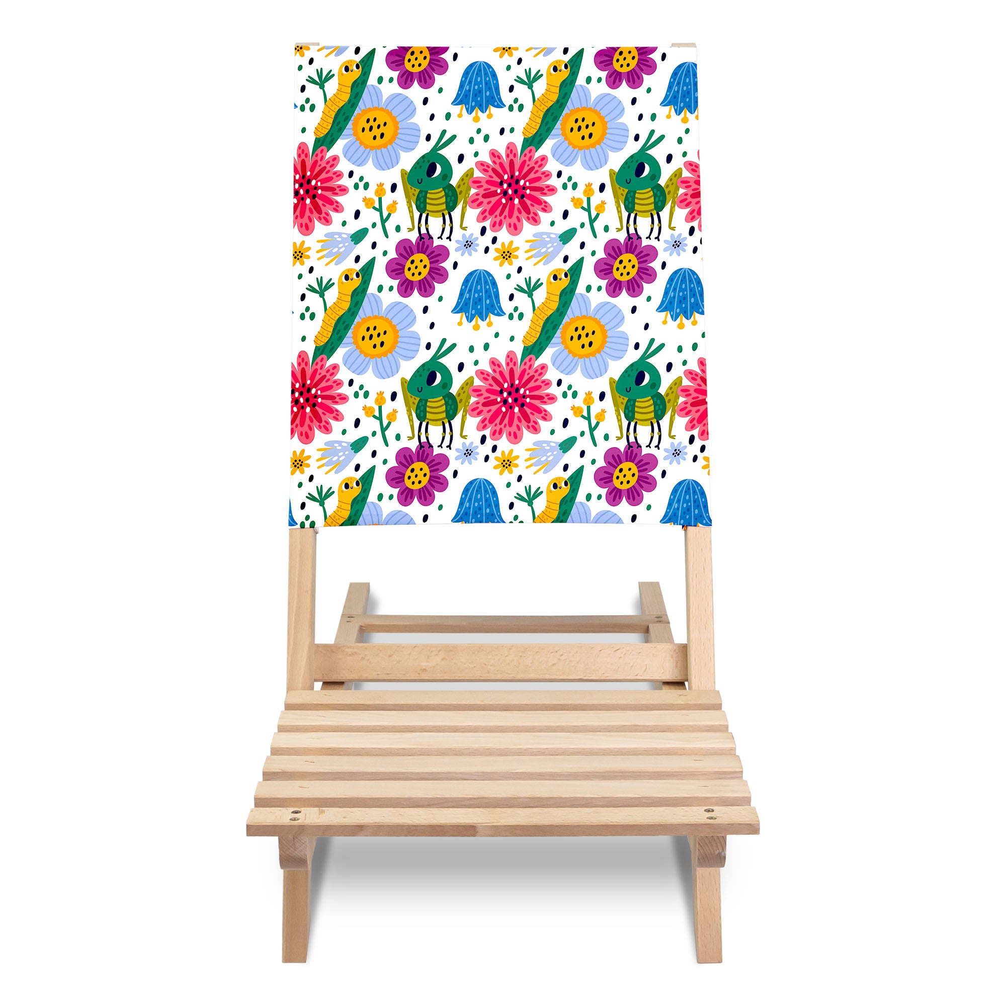 Folding Beach Chair Cute Bugs