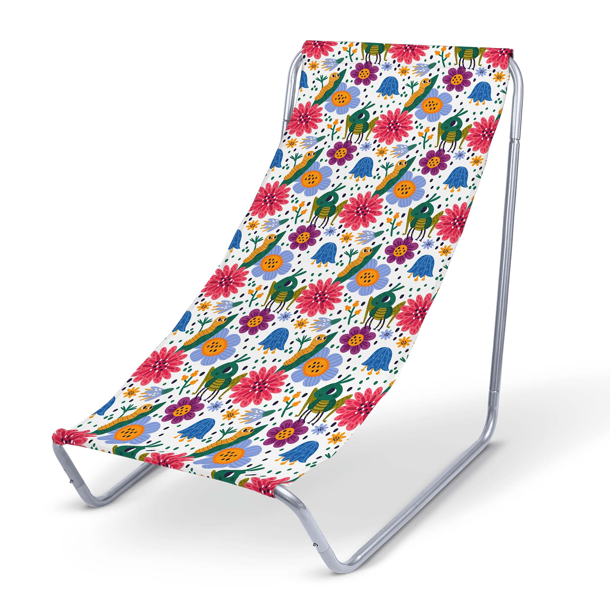 Metal Deck Chair Cute Bugs