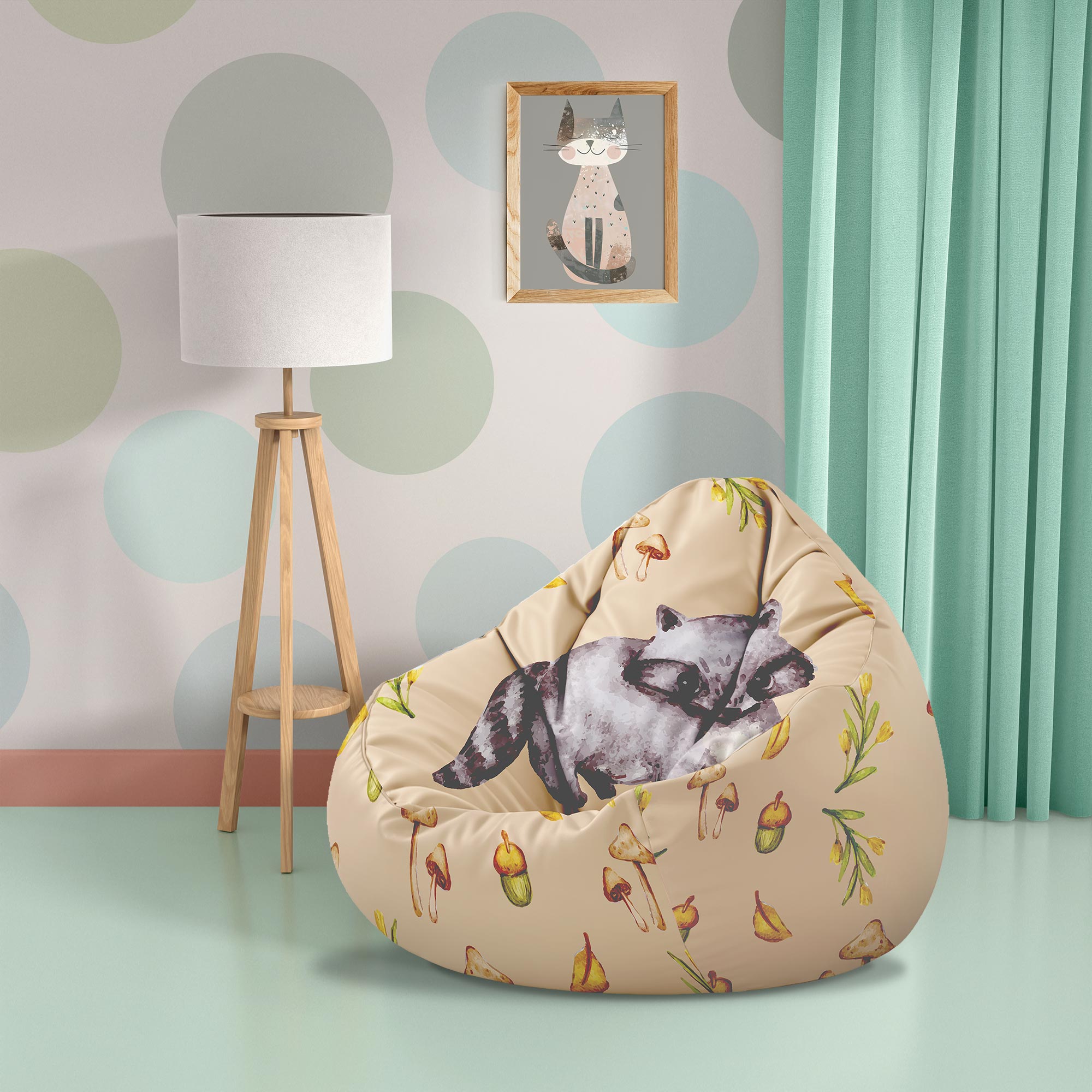 Puf Paradise Cute Raccoon-S