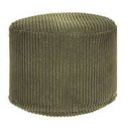 Puf kulatý podnožka Lincoln Dark Olive-S