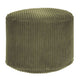 Puf kulatý podnožka Lincoln Dark Olive-M
