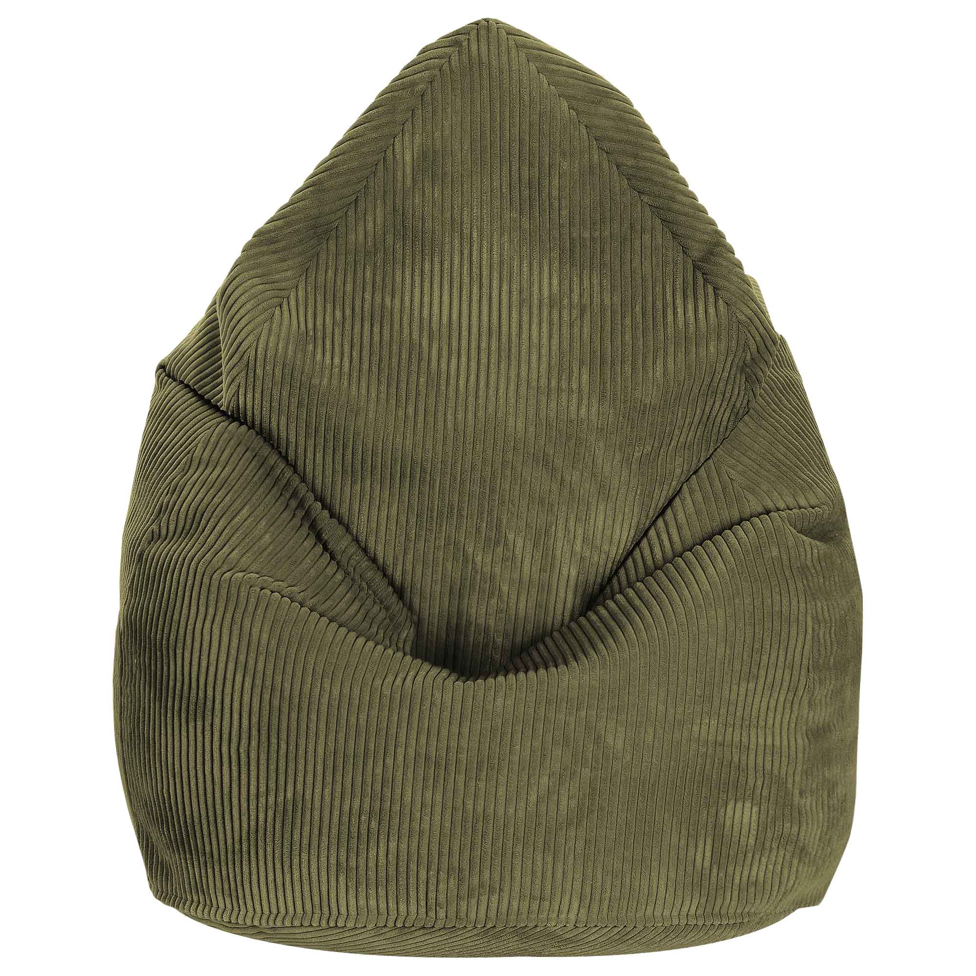 Lincoln Dark Olive Pouf