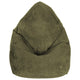 Lincoln Dark Olive Pouf-M