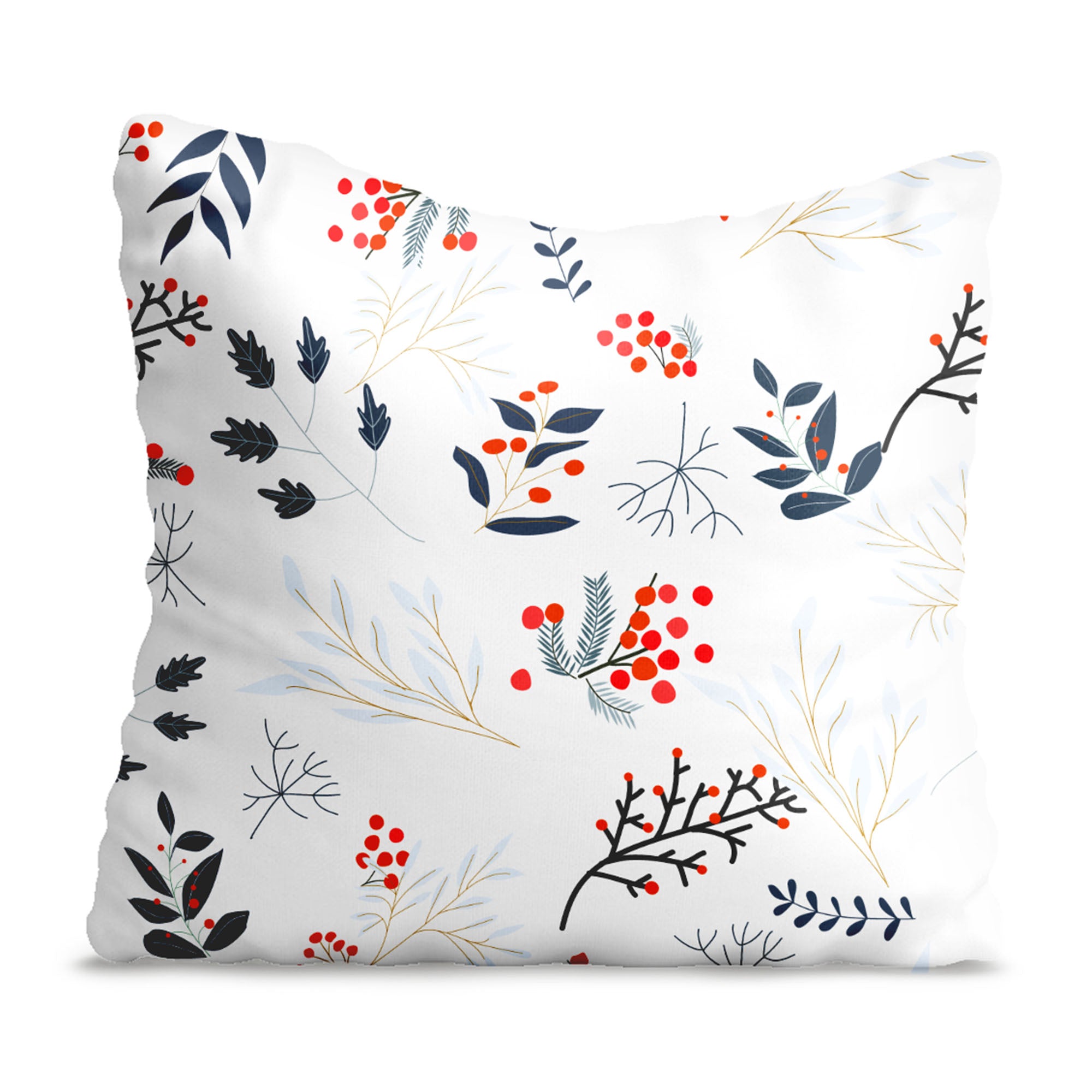 Delicate Winter Floral-Oxford Pillow