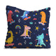 Skater Dinosaurs Pillow-Velvet