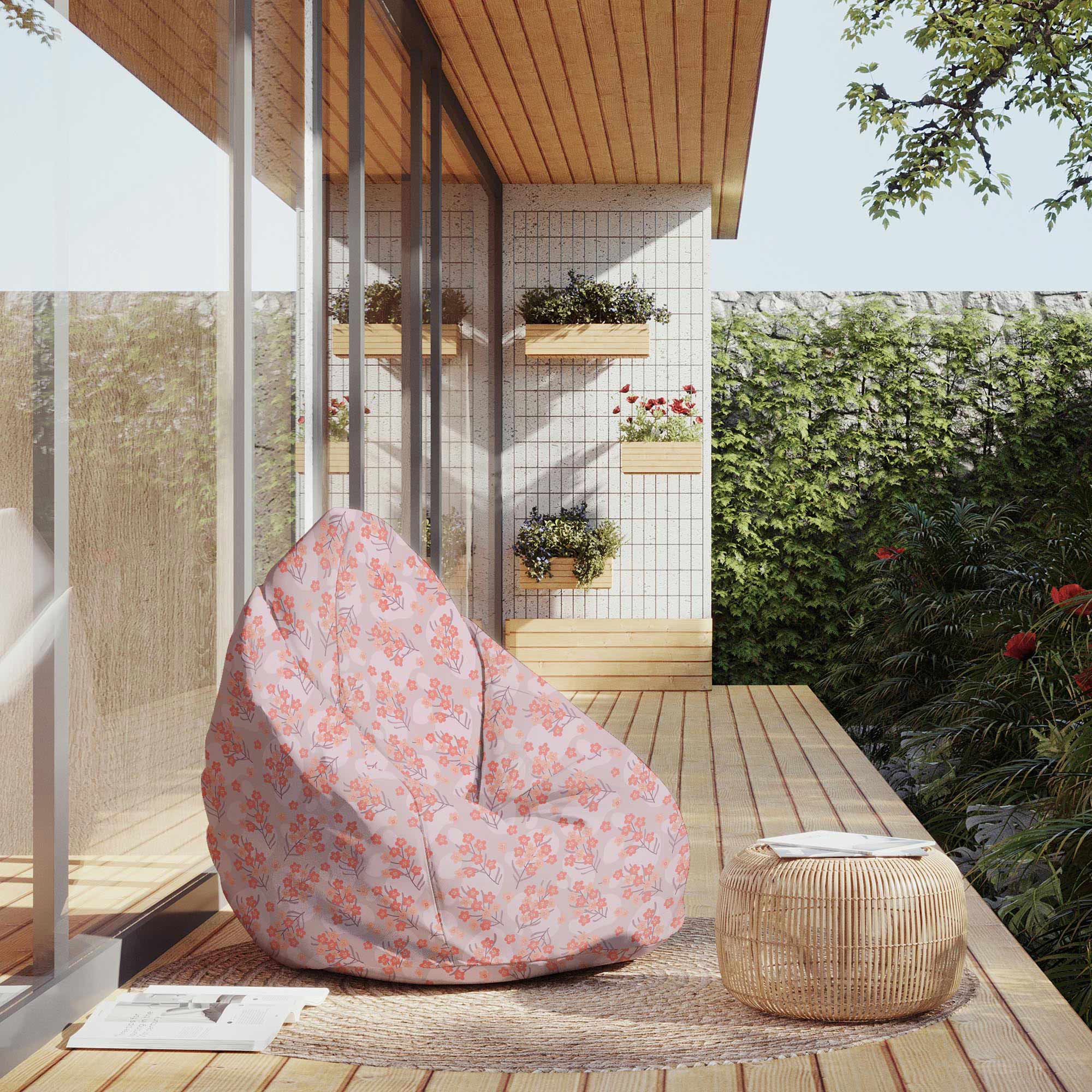 Puf Pearshape Summer Garden-S-Oxford