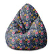 Puf Pearshape Spring Flowers-S-Oxford