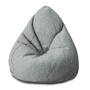 Pearshape Pouf Simple Floral-S-Velvet