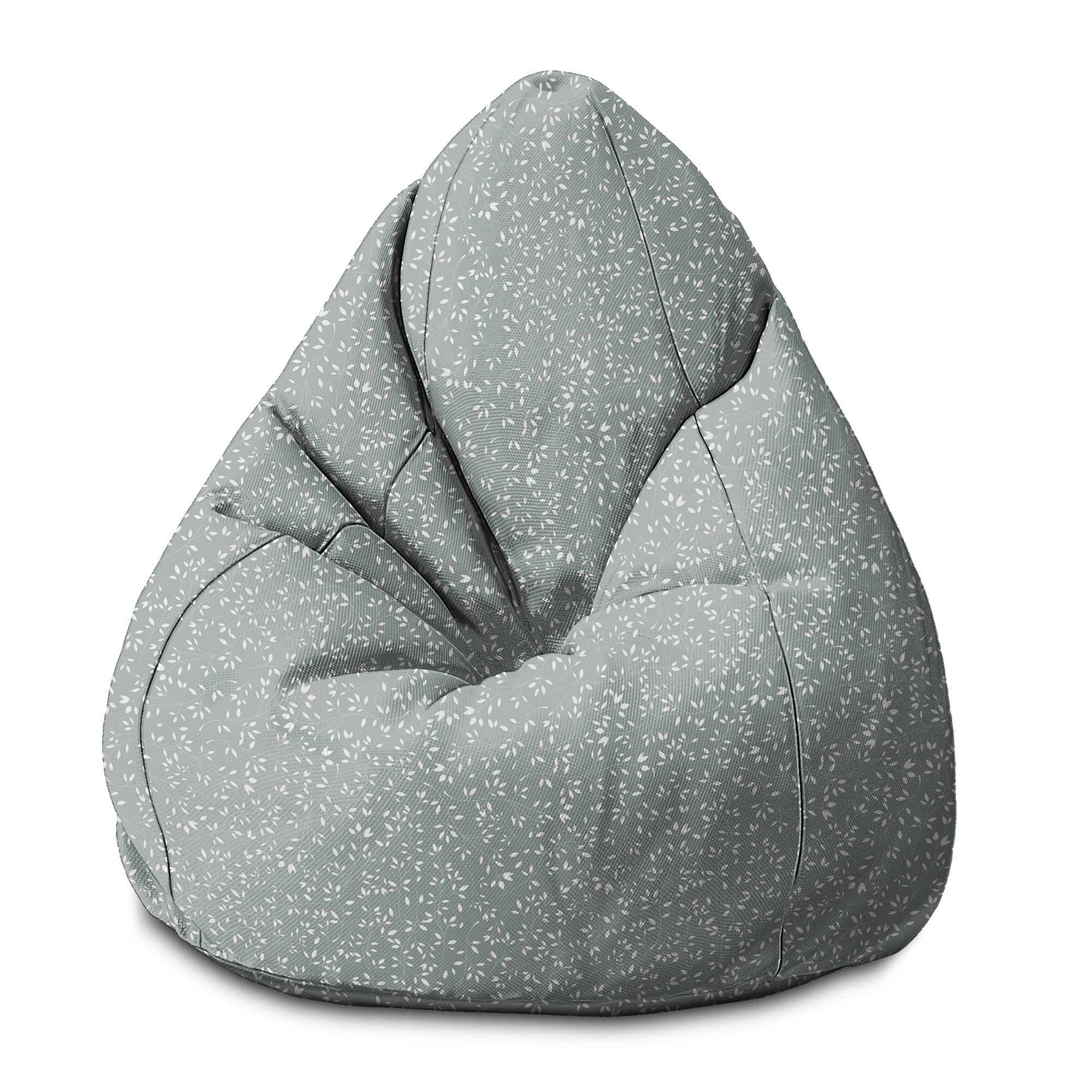 Pearshape Pouf Simple Floral-S-Velvet