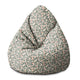 Pear-shaped Pouf Pink Berries Pattern-M-Oxford