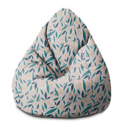 Pearshape Pouf Yellow Forest Flowers