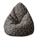 Pearshape Pouf Modern Abstract Pattern-M-Oxford