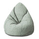 Sitzsack Birnenform Wiese mit kleinen weißen Blumen-S-Samt