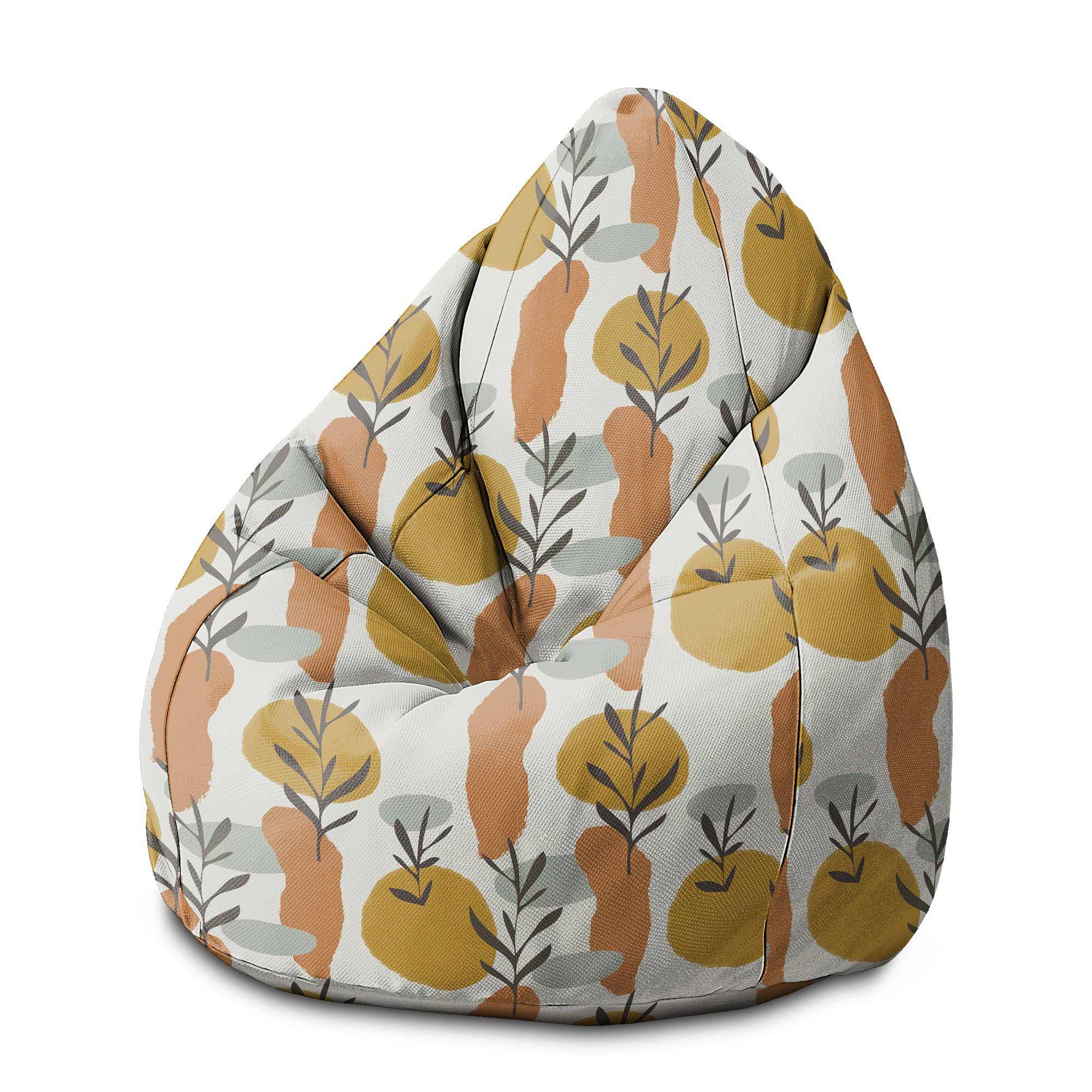 Pearshape Pouf Warm September-M-Velvet