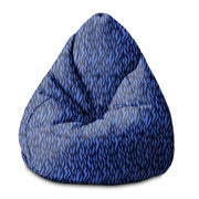 Pearshape Pouf Waves on-S-Oxford