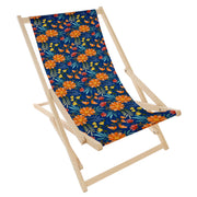 Rocking Deck Chair Flower Bloom