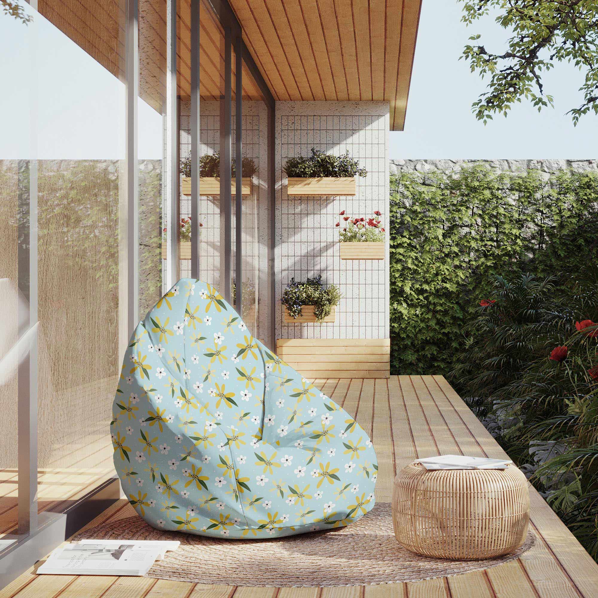 Pearshape Pouf Summertime-S-Oxford