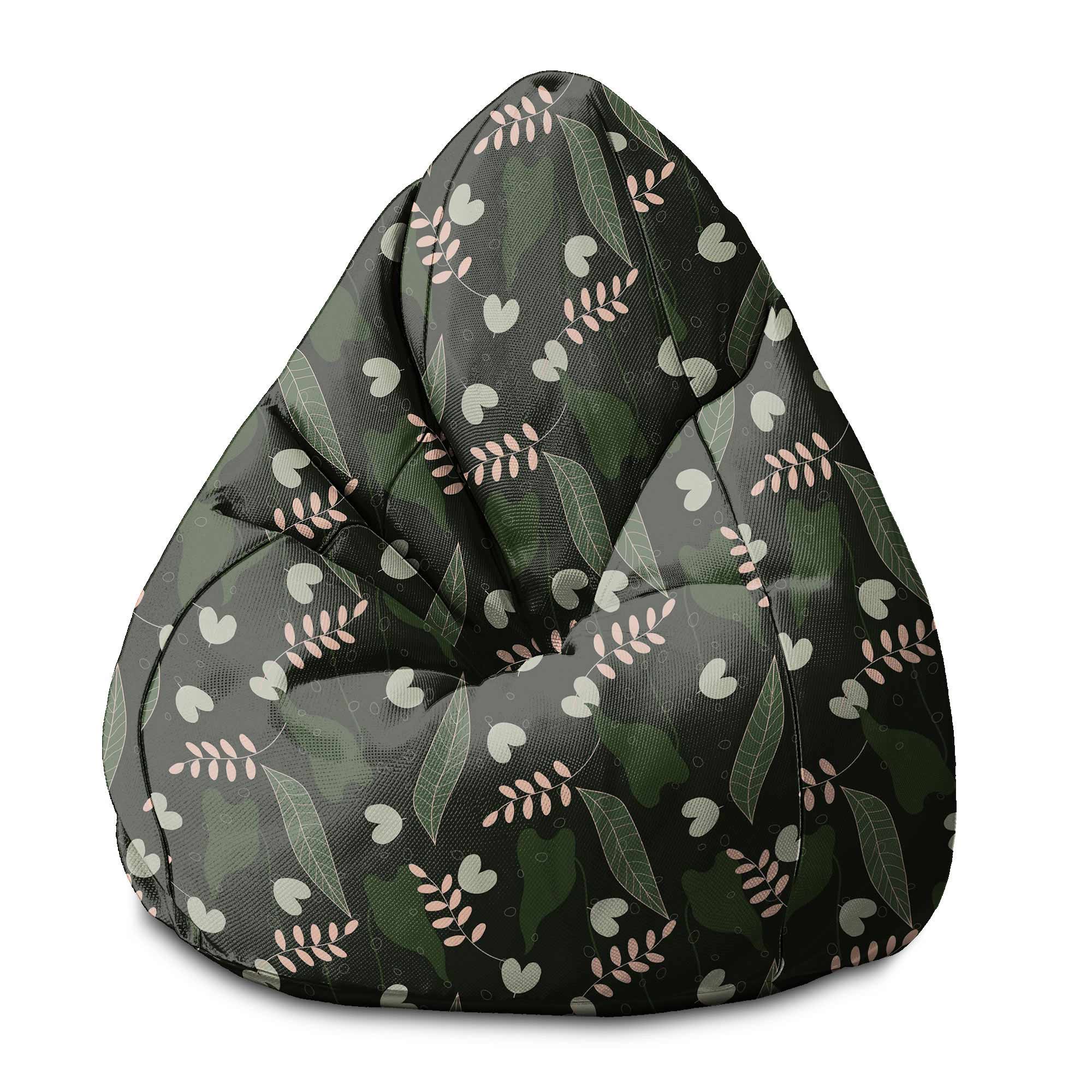 Pearshape Pouf Summer Night-M-Oxford