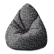 Pear-shaped Pouf Romantic Flowers-M-Oxford