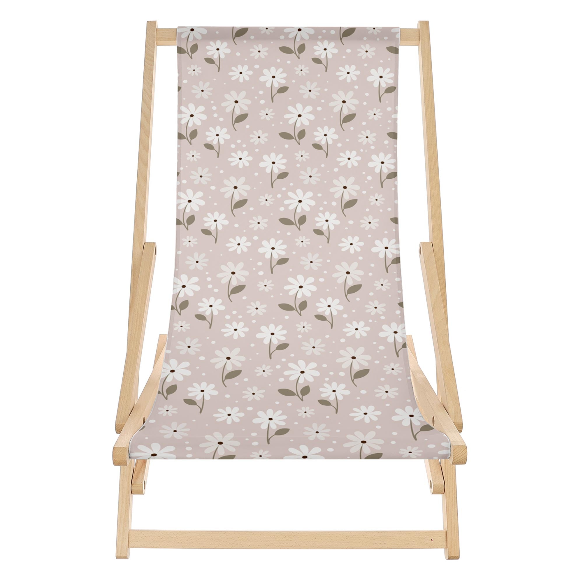 Rocking Deck Chair Light Flowers
