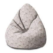 Puf Pearshape Light Flowers-M-Velvet