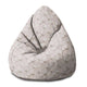 Puf Pearshape Light Flowers-S-Velvet