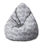 Pearshape Pouf Splash Floral Pattern-M-Oxford